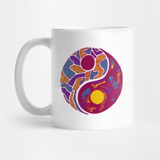 Triad Abstract Yin Yang Mug